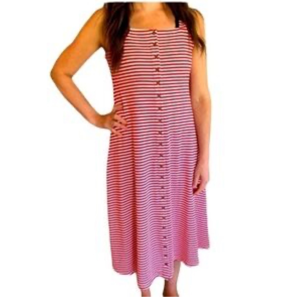 Cremieux Striped Tank Midi Dress - Picture 9 of 11